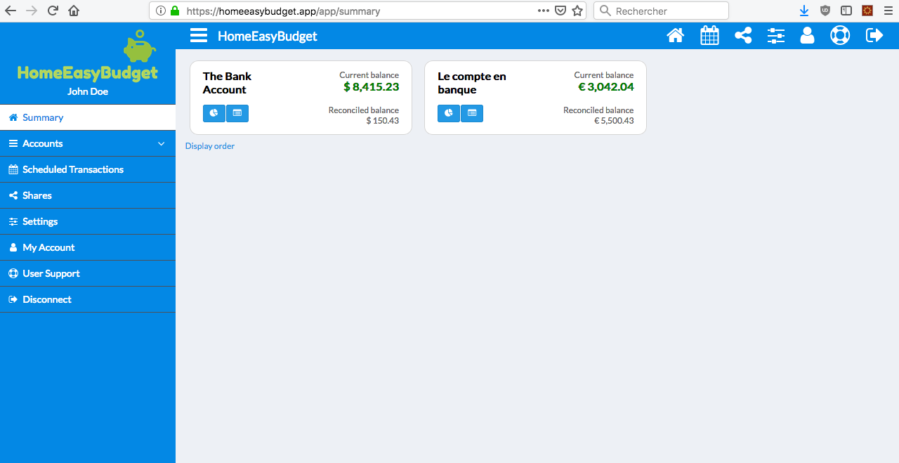 HomeEasyBudget на камп’ютары