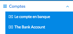 Kies die bankrekening